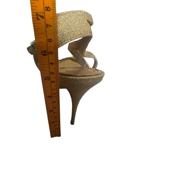 NWOT-JESSICA SIMPSON Womens Glitter Pointy Toe Stiletto Dress Sandals. Size 10M - Picture 2 of 8